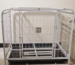 酷奇宠狗笼方管狗笼子大中小型犬金毛加粗宠物狗狗笼子狗屋用品 白色带天窗78*54*73cm 建议30内中小型犬 实拍图
