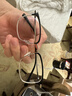 依视路（ESSILOR） 新款商务男镜架时尚镜框女配依视路镜片近视定制眼镜网上配镜 金属-全框-2056SV-银色 镜框+依视路膜岩高清1.60现片 实拍图