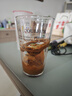 水杯玻璃杯吸管杯女高颜值可爱便携耐热仙女杯创意双饮杯随手杯子 450ml黑色字母+盖子+玻璃吸管 1只 实拍图