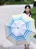 七麦麦三折晴雨伞儿童伞学生伞安全圆角太阳伞遮阳伞防晒伞男女孩雨伞黄 实拍图