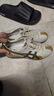 Onitsuka Tiger鬼塚虎男女鞋休闲鞋舒适透气轻便慢跑鞋RUNSPARK 1183B480 米黄色 42 实拍图