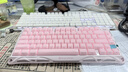 重力星球破茧75K1机械键盘无线/有线蓝牙三模电竞游戏鼠标键盘套装gasket客制化金属RGB灯光键鼠套装 【K1专业版】罗斯粉（果冻键帽） 实拍图