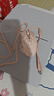 英菲克（INPHIC）W8 游戏有线鼠标人体工学轻音办公家用笔记本电脑台式USB通用 奶茶色 实拍图