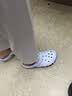 CROCS卡骆驰贝雅卡骆班儿童洞洞鞋沙滩凉鞋男童女童拖鞋/207018/207019 矿物蓝-4JQ 34 (205mm) 实拍图