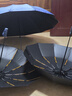 暖心话全自动雨伞折叠大号男女双人晴雨两用防紫外黑胶防晒遮阳伞太阳伞 72骨升级款大伞-尊贵黑 实拍图