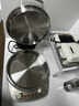美的（Midea）小钢炮电饼铛不锈钢0涂层【定时调火】2026新款家用40mm加大加深双面加热烙饼煎饼锅电煎锅自营SE1 实拍图