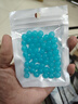 手工DIY10mm水晶串珠套装手链项链饰品配件手机链 湖蓝色 直径8mm（约50颗） 实拍图