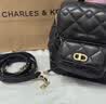 CHARLES&KEITH经典菱格大容量双肩包背包学生书包包女包生日礼物CK2-60151400 实拍图