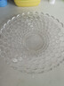 洁雅杰餐具玻璃水果盘家用大容量果盘托盘9.25英寸坚果零食果盘2只装 实拍图