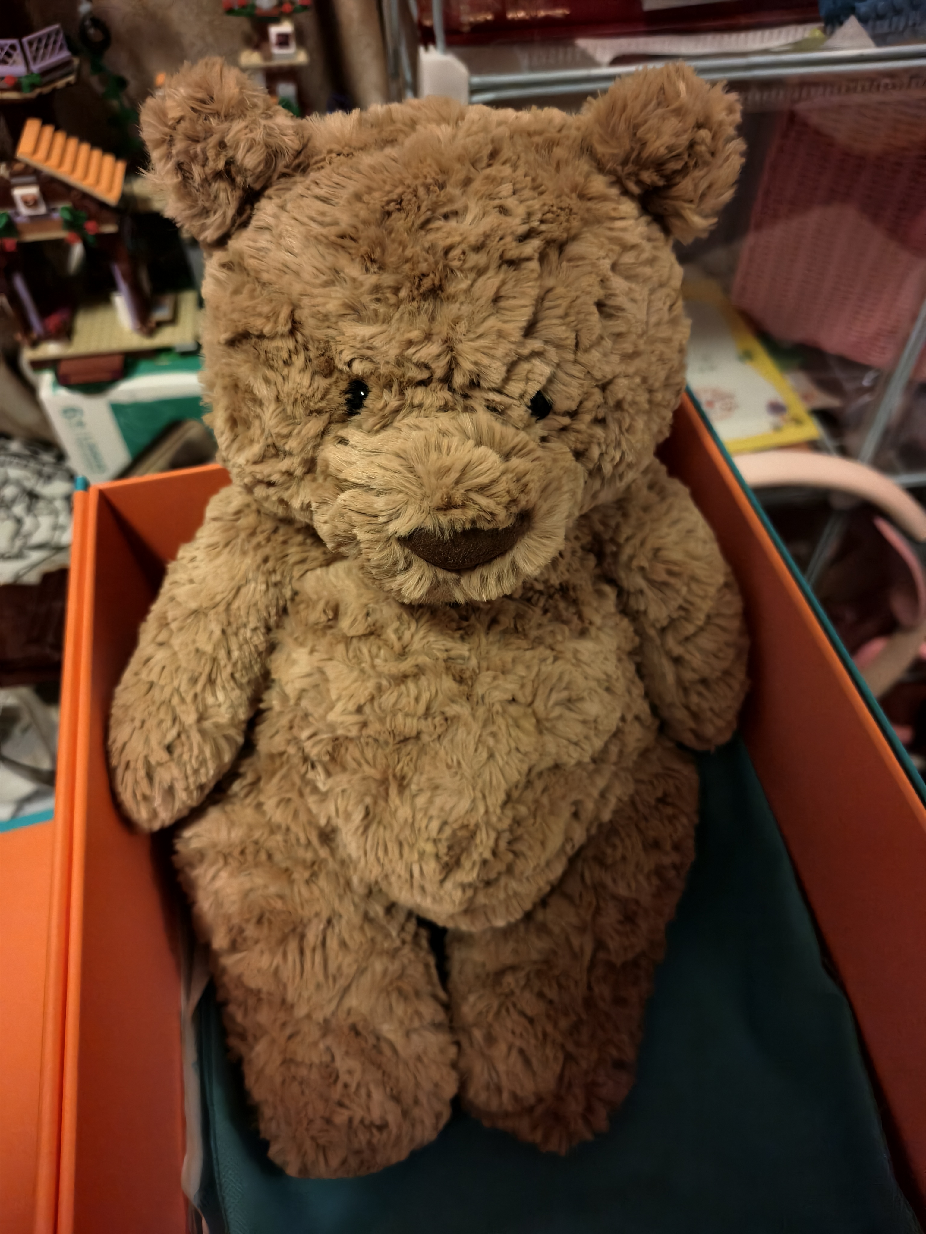Jellycat巴塞罗熊动物毛绒玩偶儿童安抚公仔小熊潮玩送礼生日礼物 巴塞罗熊礼盒装 Large 实拍图
