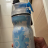 O2COOL喷雾水杯儿童学生喷水杯子成人户外运动健身保冷降温挤压软水壶 蓝色水滴590ml【可喷雾可喝水】 实拍图
