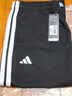 阿迪达斯（adidas）透气直筒运动裤男宽松百搭春秋休闲卫裤长裤 黑白 XL 实拍图