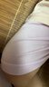 宝宝短裤莫代尔儿童裤子夏薄款女童打底裤男童五分裤婴儿睡裤宽松 紫色 90 实拍图