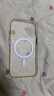 猩球卫士高级感防指纹适用Apple/苹果iPhone17磁吸光栅瓦楞手机壳超薄行李箱条纹保护套磨砂透明外壳白 实拍图