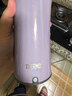膳魔师（THERMOS）便携电动搅拌杯咖啡杯新款陶瓷涂层车载办公室保温杯高颜值水杯子 膳魔师-极光紫【395ml】 实拍图