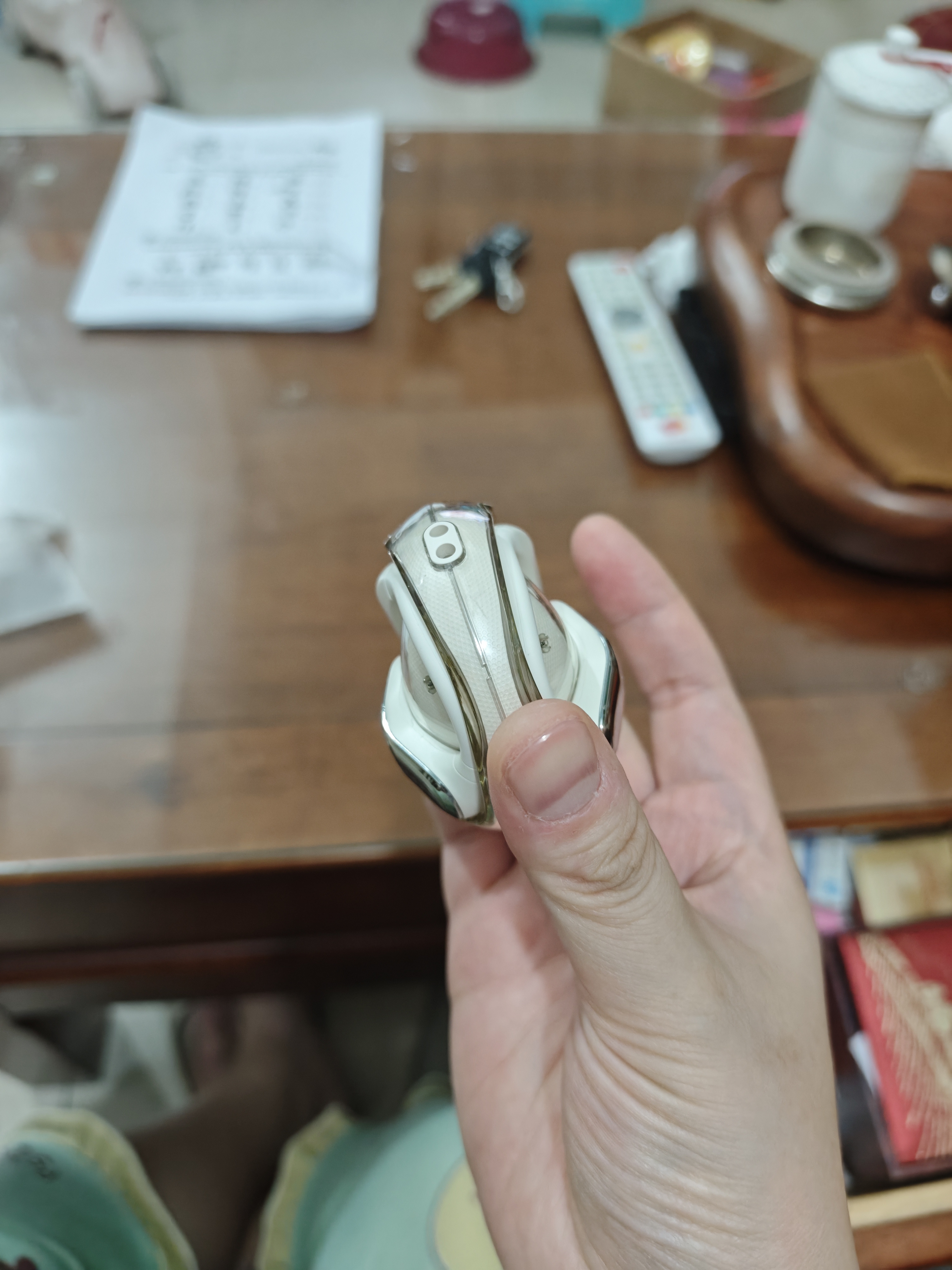 联想（Lenovo）【新款】联想耳机升级款挂耳式蓝牙运动耳机超长续航无损音质 14.2mm大动圈降噪耳机X15PLUS石岩白 实拍图