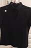 迪桑特（DESCENTE）DESCENTE迪桑特TRAINING系列男士吸湿速干D-TOUGH短袖POLO衫新品 BK-黑色 L (175/96A) 实拍图