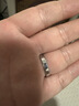 老银匠足银情侣戒指女光面闭口素圈简约可刻字足银男女款情侣戒指 19号/可刻字/含证书/需要测量 实拍图