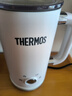 膳魔师（THERMOS）多功能奶泡机电动家用咖啡奶泡杯全自动冷热双用打奶泡器牛奶加热小型便携EHA-5606A-W 实拍图