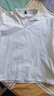 罗蒙男童短袖polo衫校园服饰春夏新款T恤女童班服 白色短袖POLO衫 180 实拍图