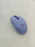 罗技（G）G304 LIGHTSPEED无线游戏鼠标 轻质便携 鼠标宏 三角洲FPS无畏契约打瓦必备 生日礼物 紫色 实拍图