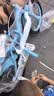 永久（FOREVER）儿童自行车6-10岁男女宝宝公主脚踏童车 天空蓝16寸适合105-135cm 实拍图