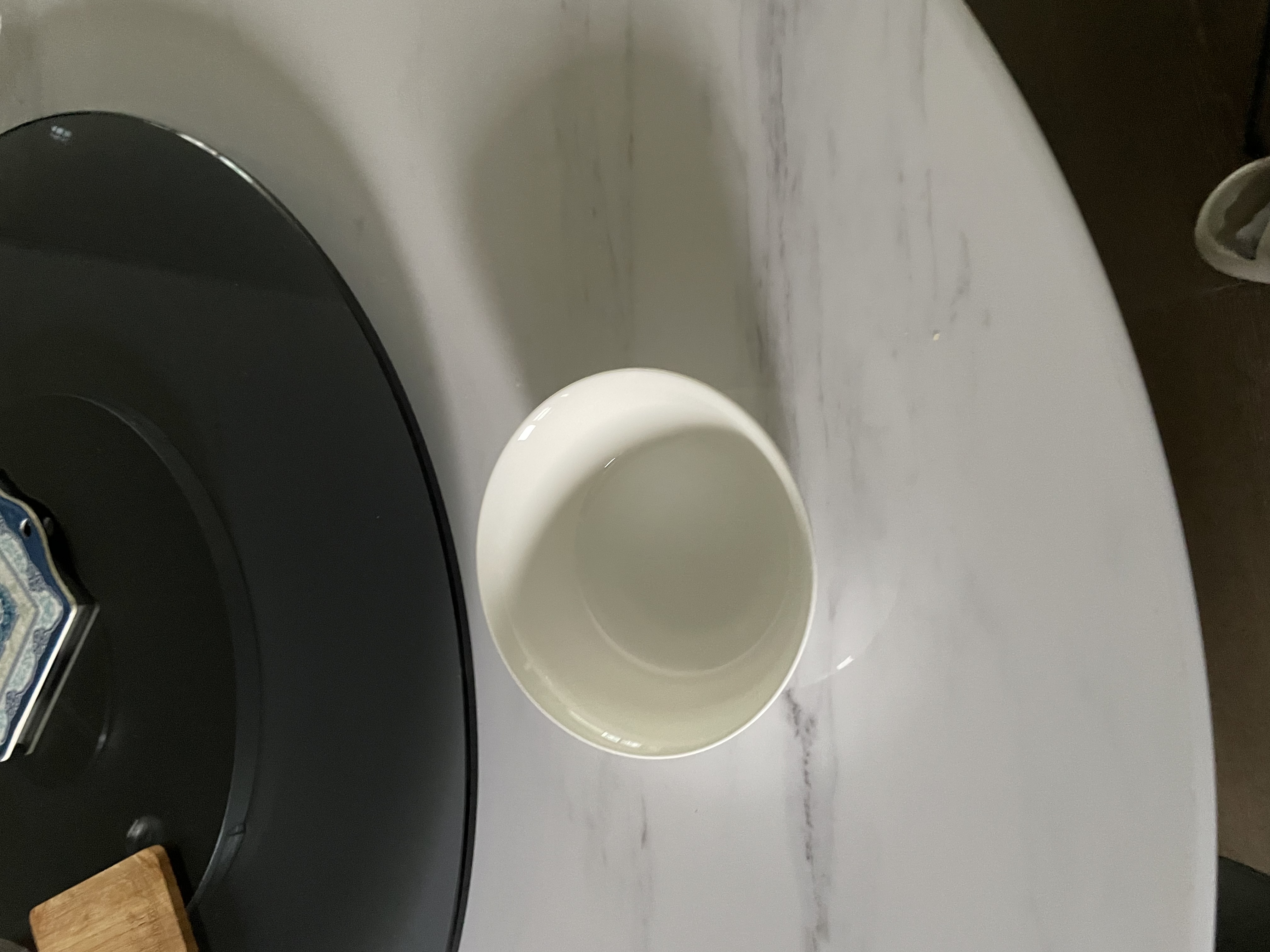 錦鳯 纯白骨瓷碗米饭碗汤碗景德镇餐具家用陶瓷大面碗汤锅高脚碗1个装 6英寸面碗 实拍图