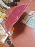 【全网爆款】手动UV折叠雨伞男女晴雨伞两用防晒遮阳黑胶伞 【新人福利】7骨 纯色随机无黑胶 实拍图