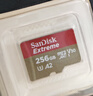 闪迪（SanDisk）256GB TF（MicroSD）内存卡 A2 4K V30 U3 C10 至尊超极速移动存储卡 读速200MB/s 写速140MB/s 实拍图