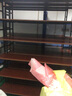 杜欢骏 货架展示架多层可调节精品超市置物架展柜家用置物架仓储货柜 柚木色+黑架 4层长120*宽34*高119cm 实拍图