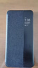 正件 适用华为mate60pro手机壳保护套 Mate60Pro+翻盖智能高清视窗真素皮全包防摔男商务超薄皮套 黑  实拍图