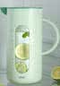 UKA玻璃水壶凉水壶冷水壶耐高温大容量家用泡茶壶开水壶 紫色 实拍图