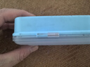 得力（deli）pp材质透明盖磨砂学生笔盒 大容量铅笔盒 简约多功能文具收纳盒 蓝BC448毕业礼物礼物 实拍图