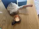 容山堂 铜茶杯茶壶过滤网 手工锤目纹泡茶器品茗杯主人功夫单杯茶具 手工紫铜锤目纹茶杯-把手款 100ml 1个 实拍图