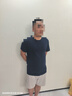 【京东直采】200g纯棉t恤男女短袖26新款纯棉打底衫内搭t恤 藏青（短袖） 2XL （140-155斤） 实拍图