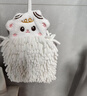 无印良品雪尼尔擦手球2条擦手毛巾厨房卫生间可爱抗菌不易掉毛擦手巾灰+白 实拍图
