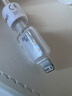 倍思苹果数据线PD20W快充线Type-c to lightning充电线适用iPhone14/13ProMax/12/11手机车载1.2米天蓝 实拍图