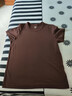 优衣库SUPIMA COTTON短袖T恤女装合作款/圆领纯棉打底内搭483461 33 卡其色 XL 实拍图