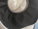 蕉下（beneunder）遮阳帽子女黑胶贝壳防晒帽男太阳帽便携空顶帽大帽檐全脸遮阳 黑 实拍图
