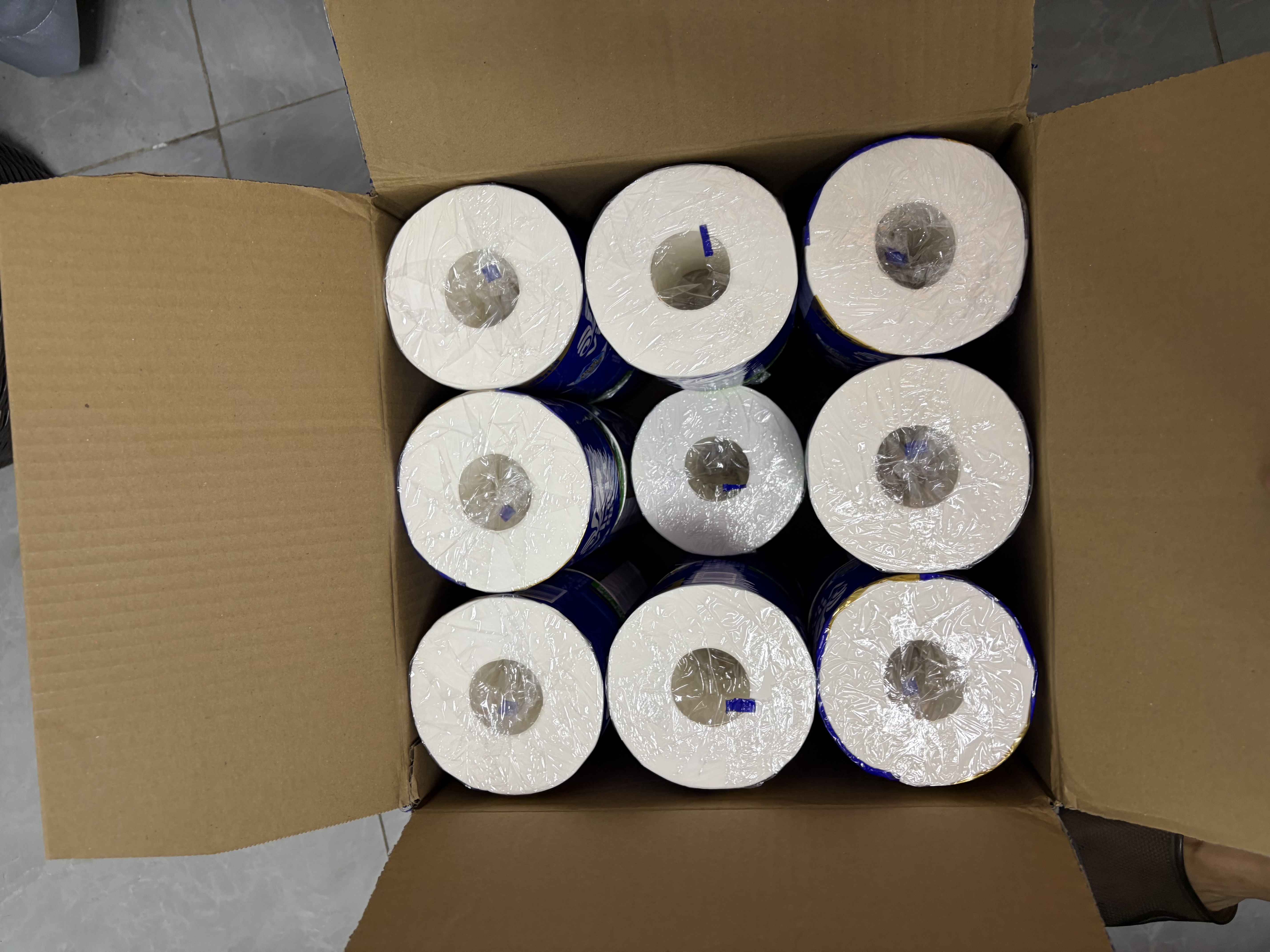 维达（Vinda）有芯卷纸 蓝色经典4层160克*27卷 厚韧耐用 卫生纸卷筒纸纸巾整箱 实拍图