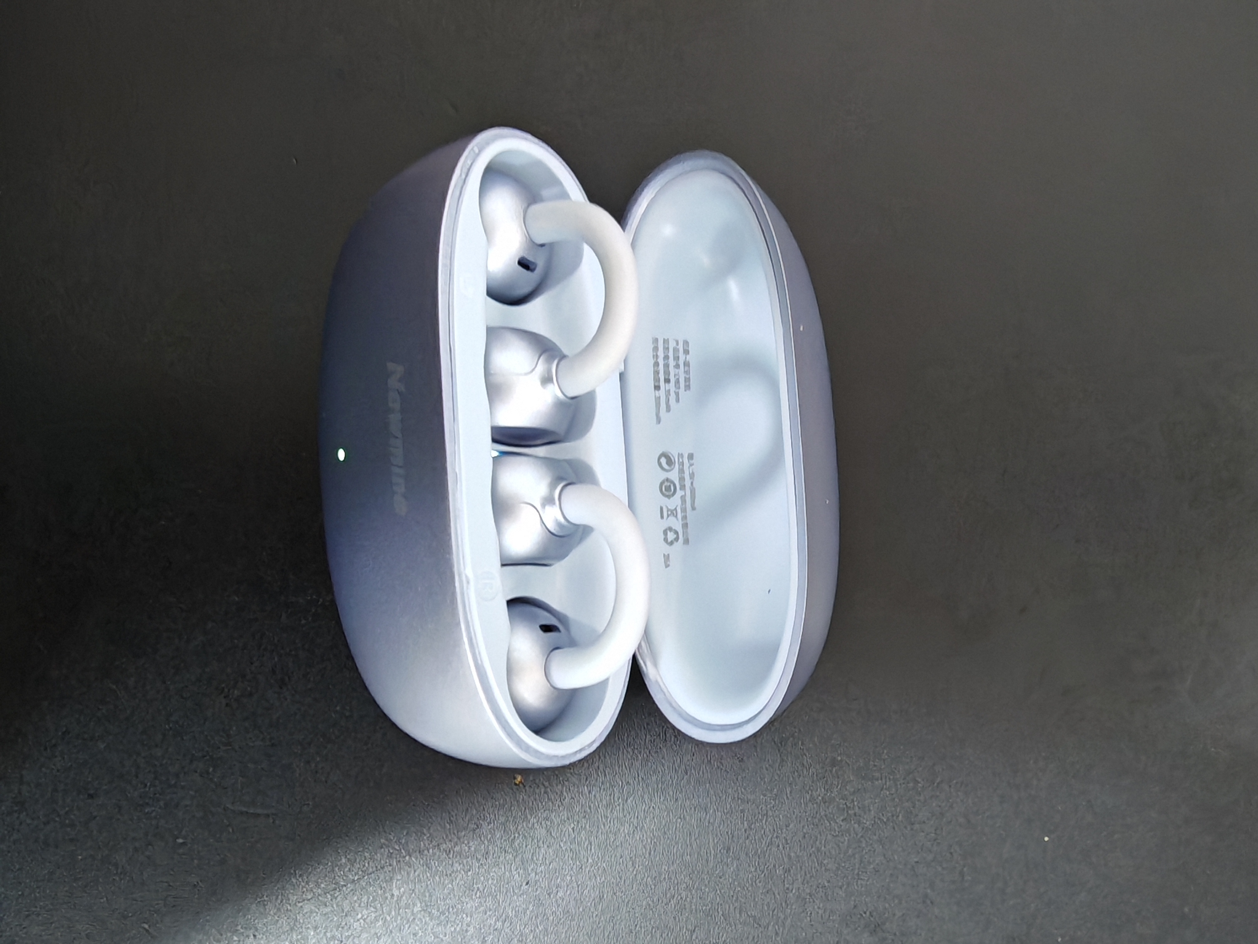 纽曼（Newmine）LY63 Pro蓝牙耳机耳夹式骨传导概念开放式不入耳无线运动跑步游戏音乐通话降噪适用于苹果华为 蓝 实拍图