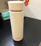 名创优品（MINISO）保温杯大容量女士高颜值316L不锈钢男款便携泡茶学生水杯子雪砂白 实拍图