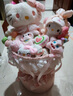 AWHAHelloKitty玩偶花束库洛米卡通毛绒玩偶花束生日礼物送女朋友 公主风hellokitty玩偶花束+礼袋灯串 实拍图