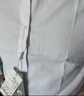 罗蒙（ROMON）纯色商务职业正装男士白衬衫工装外套长袖衬衣男CS108白色XL 实拍图