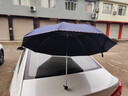 天堂伞 防晒晴雨伞三折 晴雨伞加大加固防晒晴雨两用经典商务 藏青 实拍图