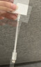 毕亚兹 HDMI转接VGA线转换器 高清视频转接头适配器 笔记本电脑盒子机顶盒连接电视显示器投影仪线 白色 实拍图