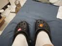 卡骆驰（CROCS）经典洞洞鞋轻便百搭女沙滩鞋包头拖鞋男鞋|10001 大气灰-1FT(含智必星) 37 /38(230mm) 实拍图