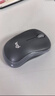 罗技（Logitech）M220 轻音鼠标 无线鼠标 办公鼠标 对称鼠标 带无线微型接收器 灰黑色 实拍图
