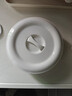 贝瑟斯 陶瓷碗蒸饭碗 蒸菜碗陶瓷蒸蛋碗带盖碗家用汤碗纯白瓷碗7.5寸 实拍图