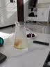 格娜斯（CRISTALGLASS）玻璃杯水杯套装家用客厅带把杯子泡绿茶杯耐热牛奶杯家庭高颜值 300ml六支+金色杯架+绿杯盘+水壶 实拍图